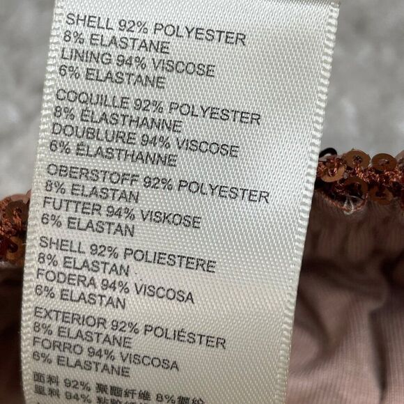 Free People Morelia Metallic Bronze Sequin Jogger XS - Picture 8 of 13